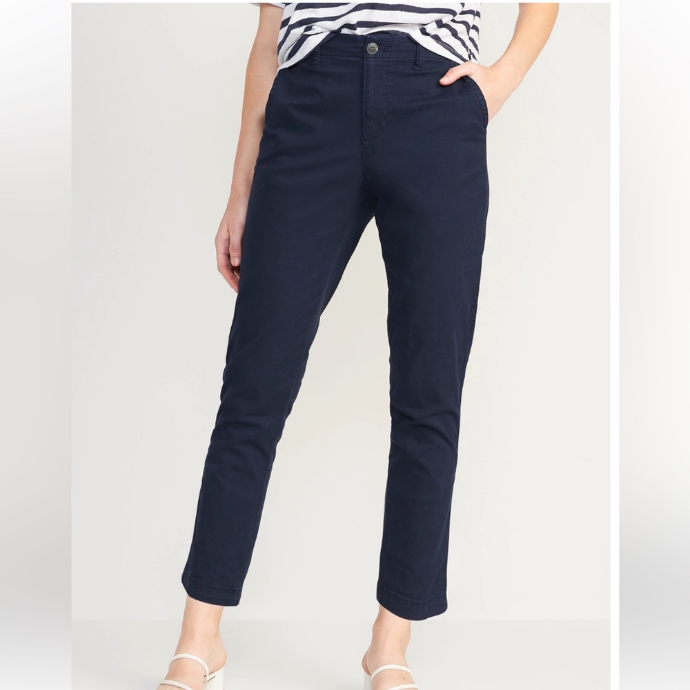 Old Navy Easy Chino Mid to High Rise Pants Size Large